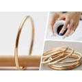 Hot sael 1mm 14k Gold Filled simple Band Ring for women